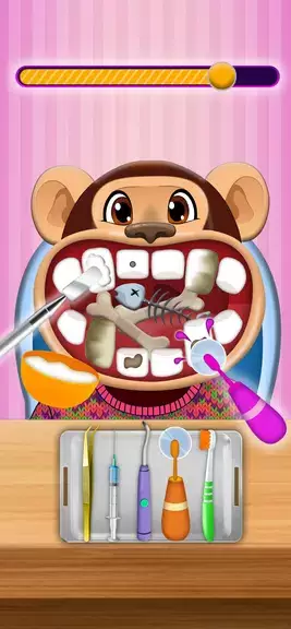 Hippo’s Doctor : Dentist Games स्क्रीनशॉट 2