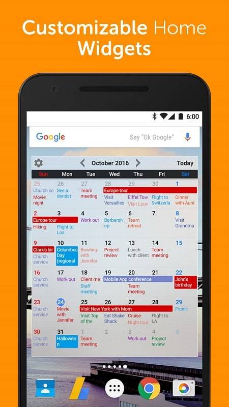 Calendar+ Schedule Planner ဖန်သားပြင်ဓာတ်ပုံ 1