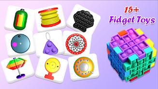 Fidget Toys Set Pop It Bubble 스크린샷 1