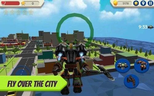 Robot Hero: City Simulator 3D Ảnh chụp màn hình 4