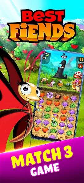 Best Fiends - Match 3 Puzzles Screenshot 1