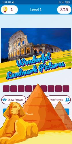 Guess the famous place Captura de tela 4