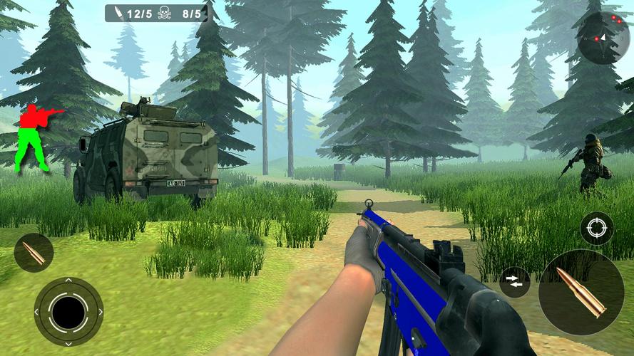 Commando Strike Offline Game Captura de tela 2