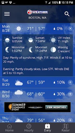 WHDH 7 Weather - Boston Captura de pantalla 3