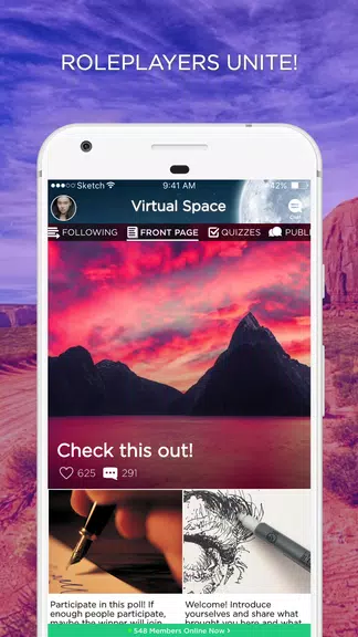 Virtual Space Amino - Geeks RP應用截圖第1張