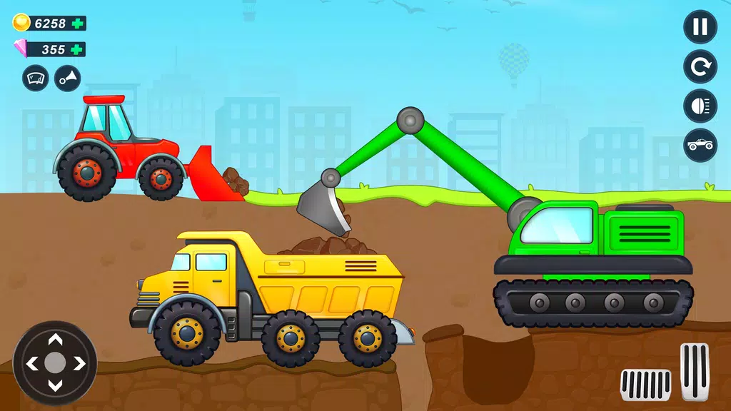 JCB Construction Truck Games Captura de tela 1