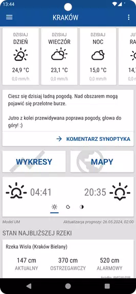 Meteo ICM — weather forecast Screenshot 3