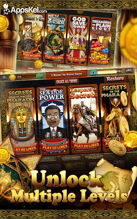 Lost Kingdom Treasure Slots– Las Vegas Casino Game ဖန်သားပြင်ဓာတ်ပုံ 3