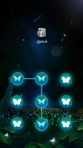 AppLock Theme Flying Butterfly ภาพหน้าจอ 1