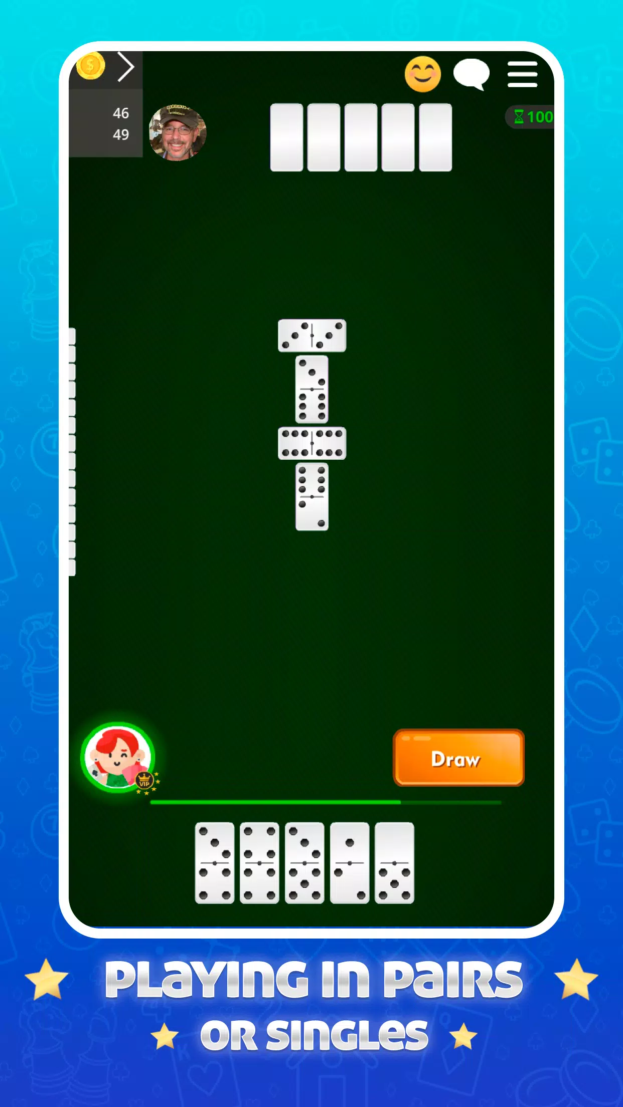 Dominoes Online - Classic Game スクリーンショット 4