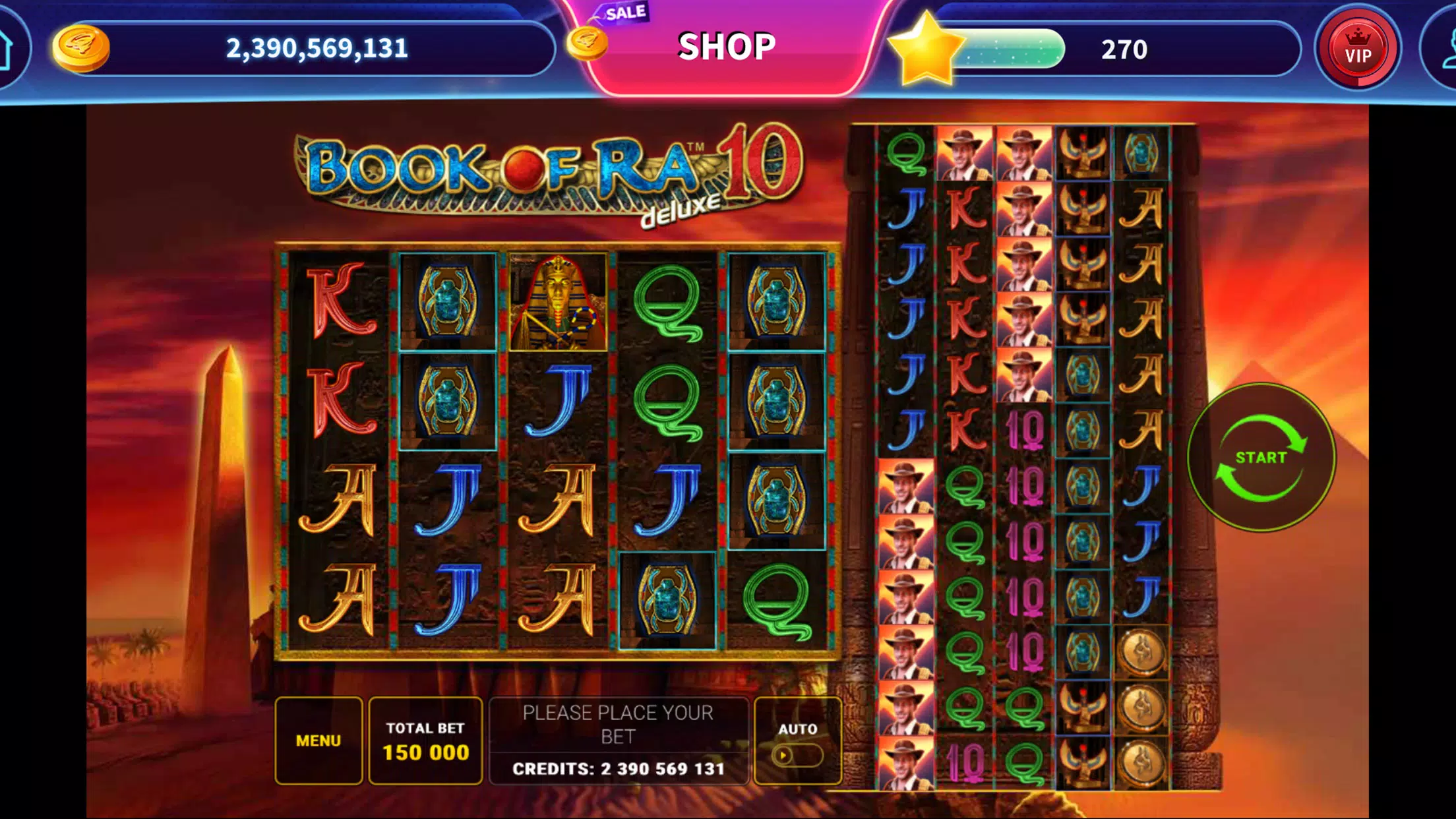 Book of Ra™ Deluxe Slot स्क्रीनशॉट 4