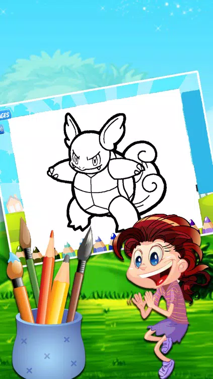 Coloring Book For Pokestar Zrzut ekranu 1