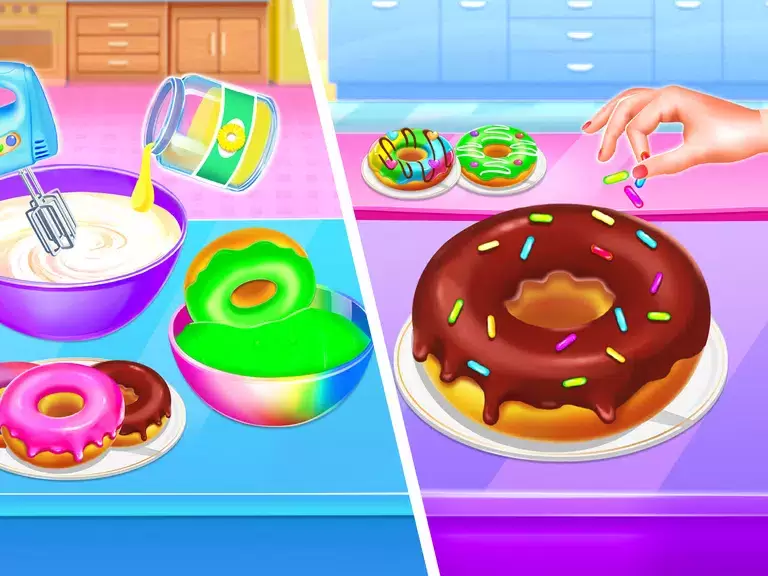 Make Donuts Game - Donut Maker Ekran Görüntüsü 1