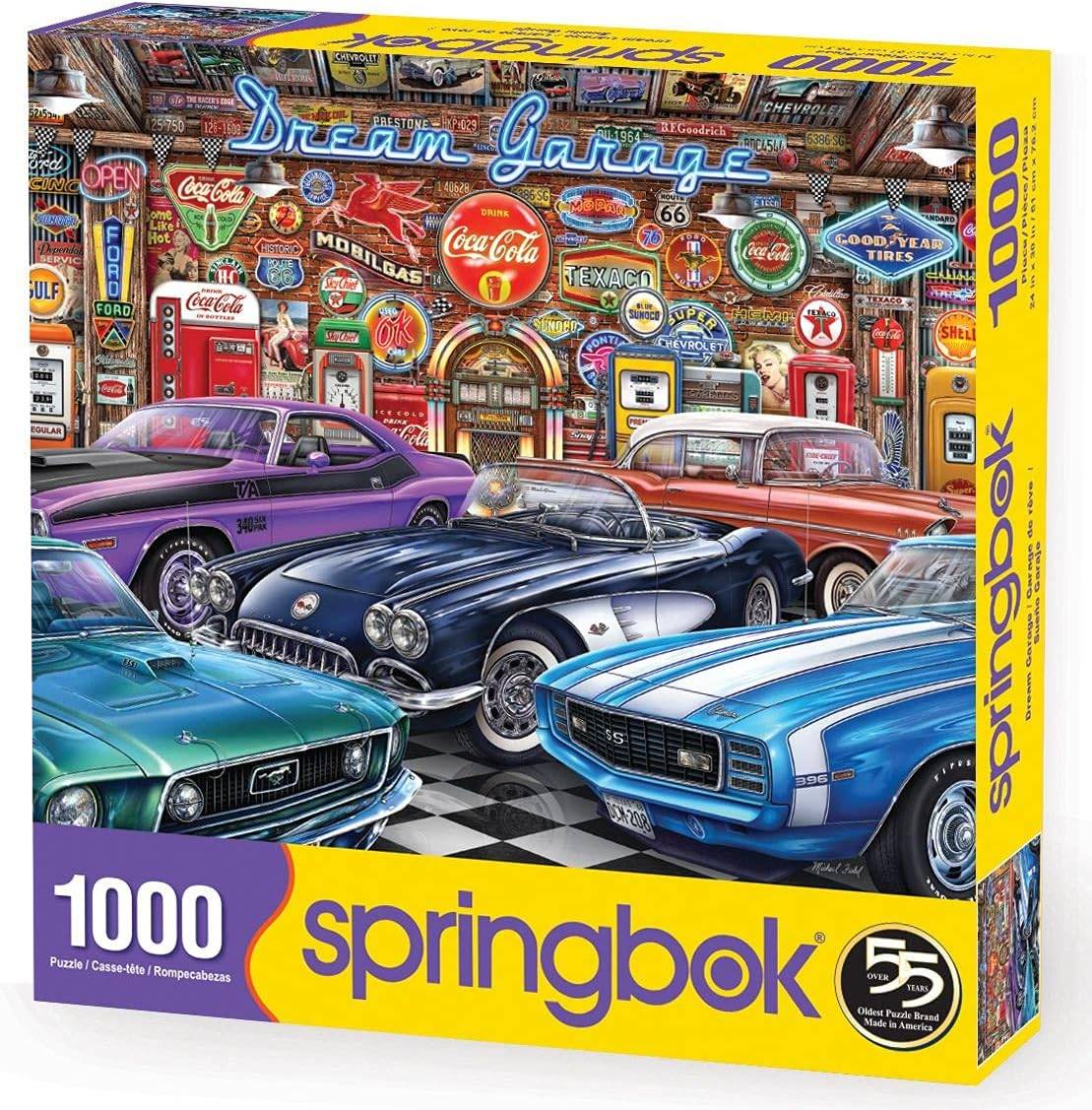 Springbok Dream Garage 1000 Piece Jigsaw Puzzle