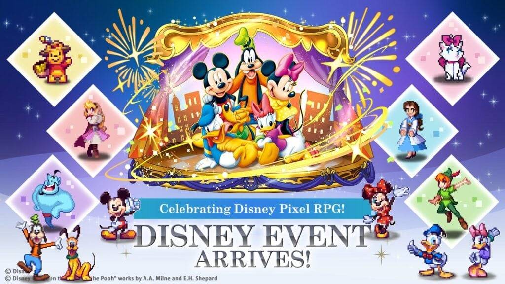 Disney Magic Meets Teka -teki & Dragons dalam Collab RPG Pixel Baru