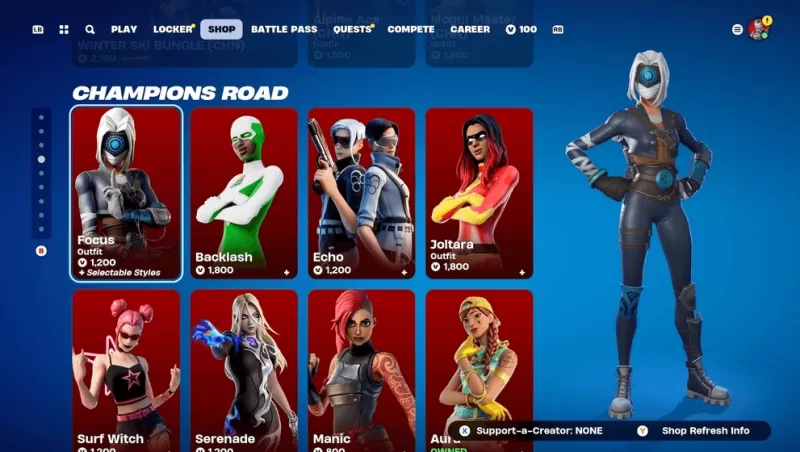 Fortnite Mobile: Zugriff auf und kaufen Skins mit V-Bucks