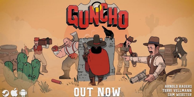 Guncho, il game del selvaggio puzzle di pistola, è ora fuori sull'App Store e Google Play