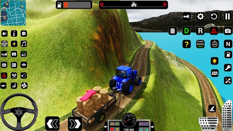 Tractor Trolly Driving Games स्क्रीनशॉट 3