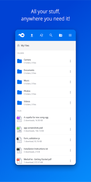 MediaFire应用截图第1张