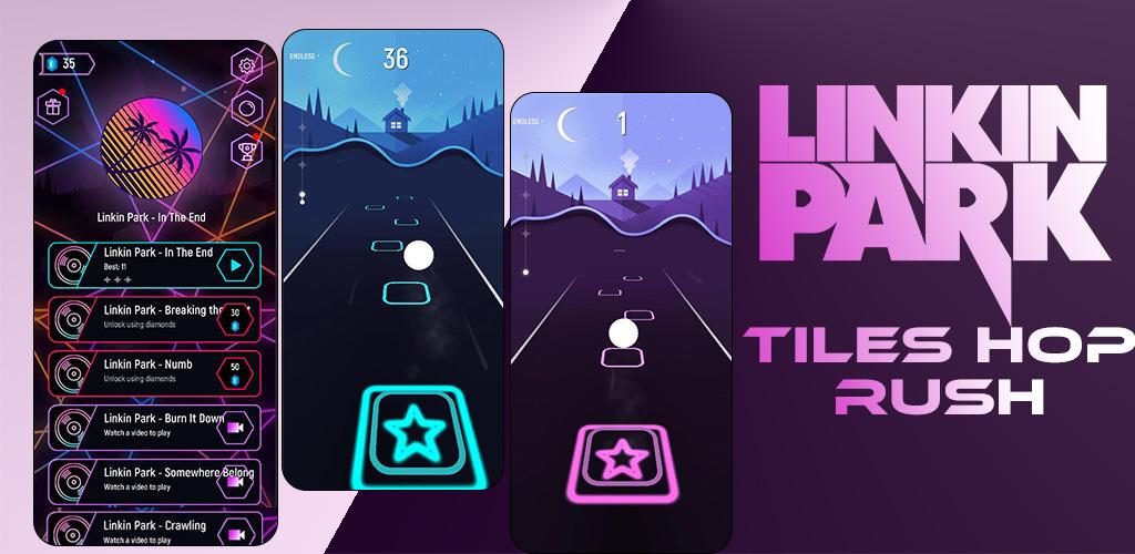 Linkin Park Tiles Rush -  Hop Скриншот 1