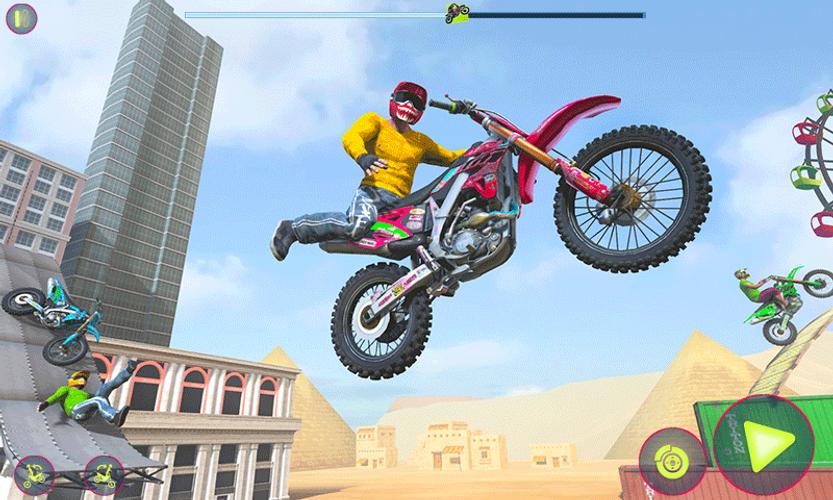 Crazy Bike Racing Stunt Game Скриншот 2