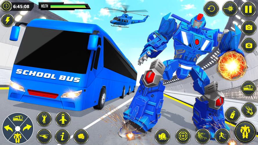 Schermata School Bus Robot Car Game 3