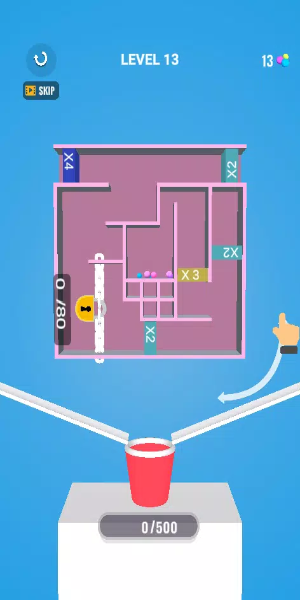 Multi Maze 3D : Spin & Collect Captura de pantalla 3