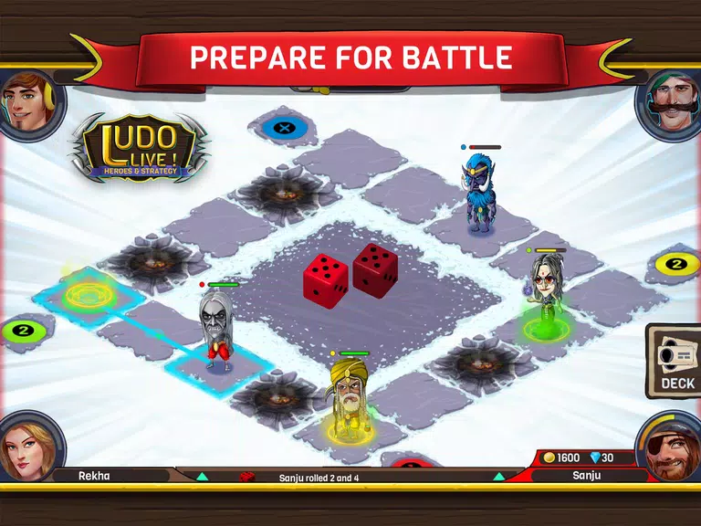 Schermata Ludo Live! Heroes & Strategy 2