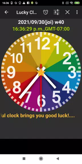 Rainbow Clock スクリーンショット 1