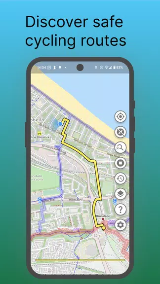 World Bike Map: GPS Navigation ภาพหน้าจอ 1