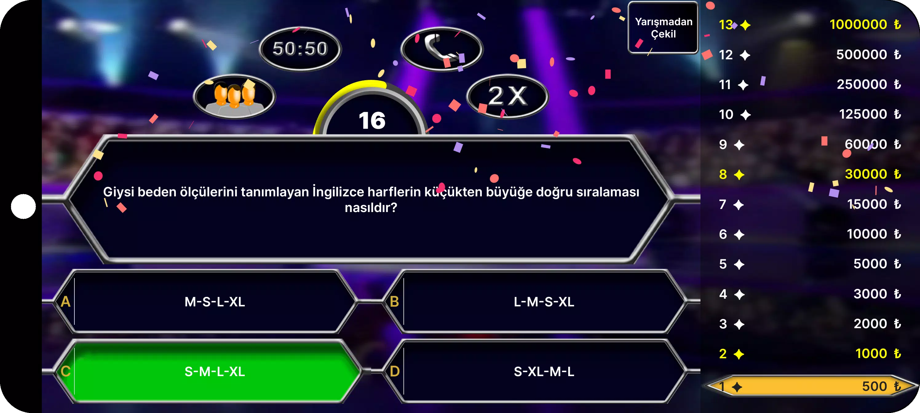 Milyoner Bilgi Yarışması Tangkapan skrin 3