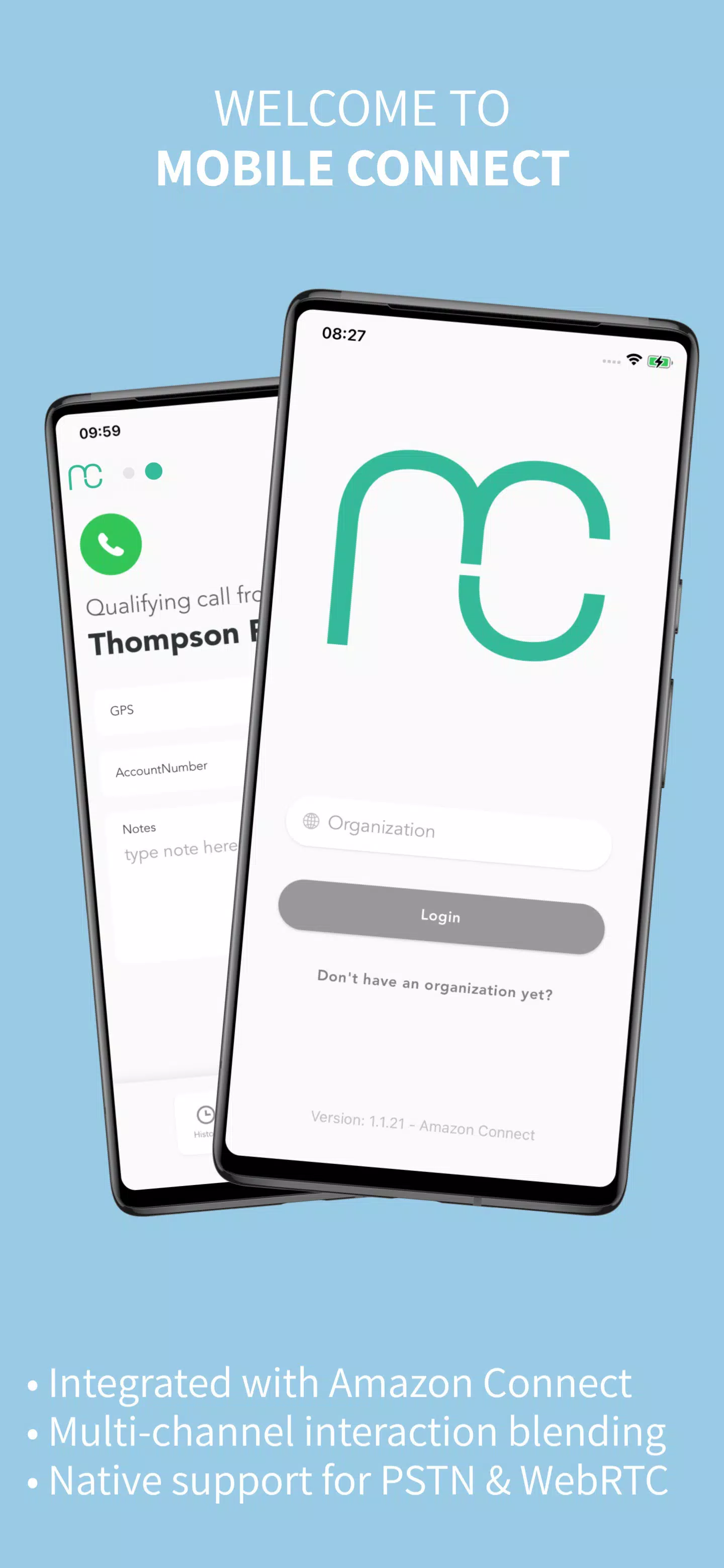 Mobile Connect ဖန်သားပြင်ဓာတ်ပုံ 1