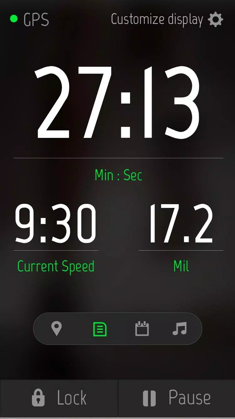 Running Distance Tracker + Tangkapan skrin 2