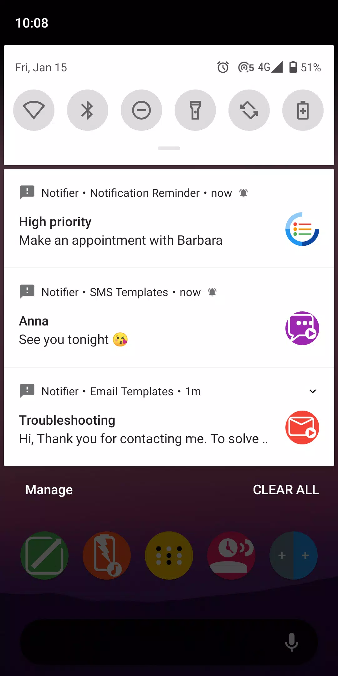 Fake Notifications Скриншот 2