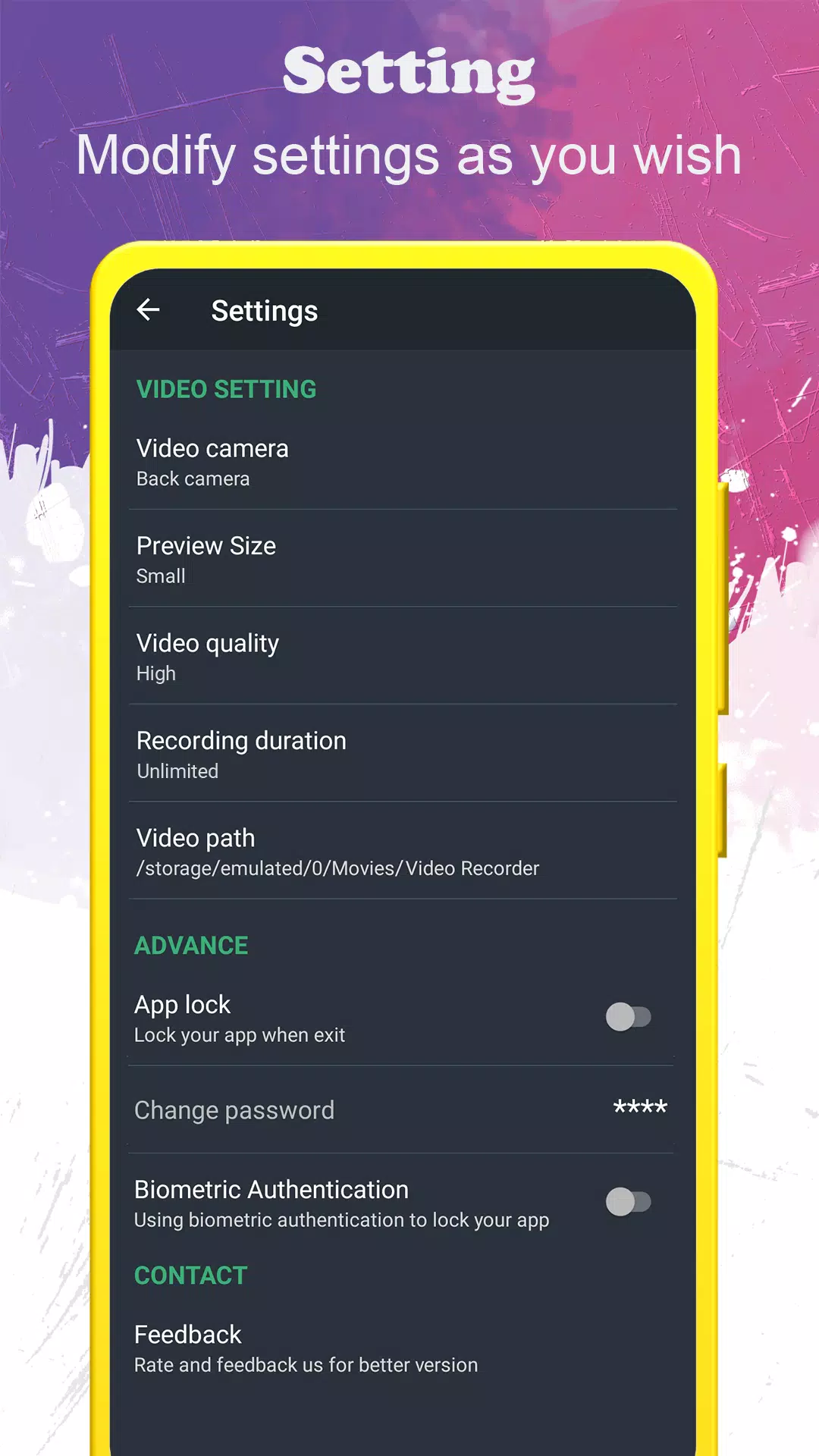 background video recorder Ekran Görüntüsü 4