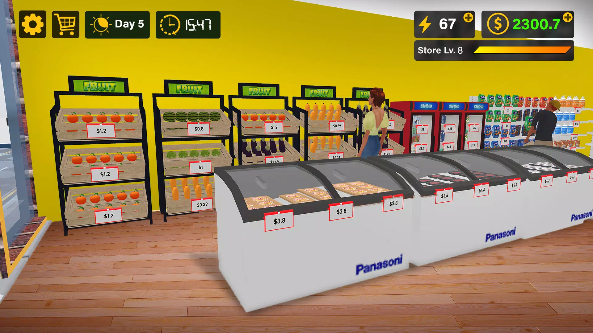 Supermarket 3D Simulation Game Capture d'écran 2