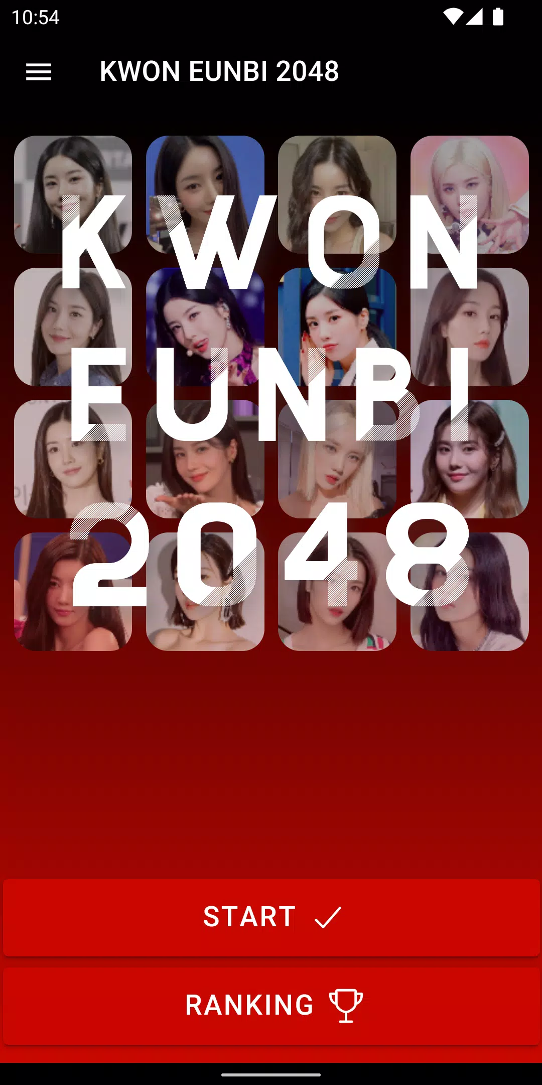 KWON EUNBI 2048 Game Screenshot 2