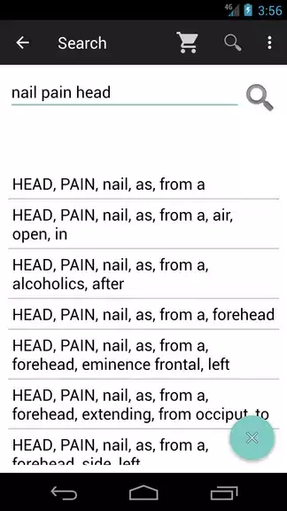 Homoeopathic Repertorium Скриншот 4