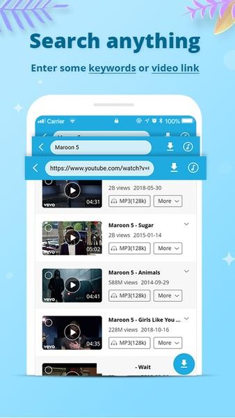 AnyMusic Downloader Ekran Görüntüsü 1