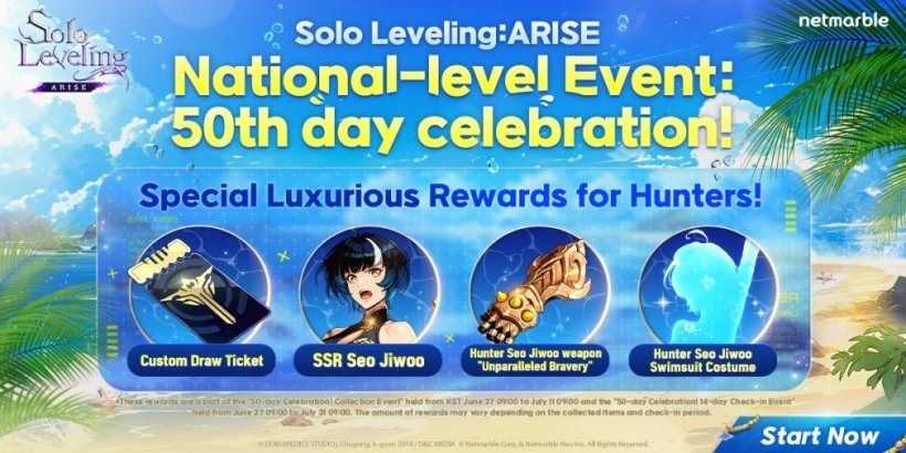 Solo Leveling: Arise Celebrates 50-Day Anniversary with Exclusive Rewards