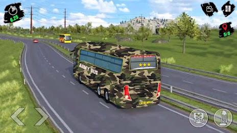 Army Bus Transporter Sim Games स्क्रीनशॉट 2