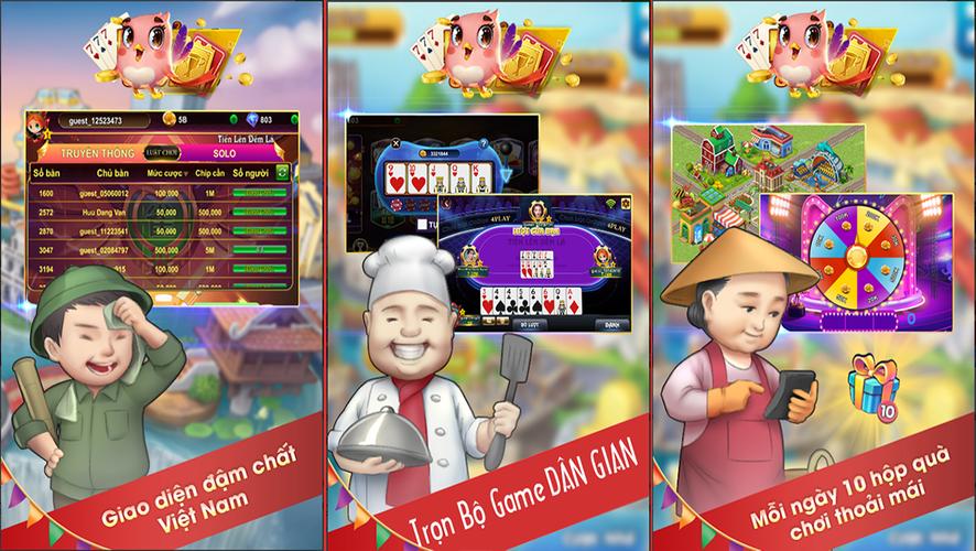 4Play - Tien Len Dem La Online应用截图第2张
