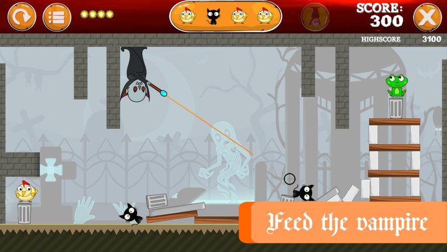 Mr Vampire - Physics Puzzle Schermafbeelding 2