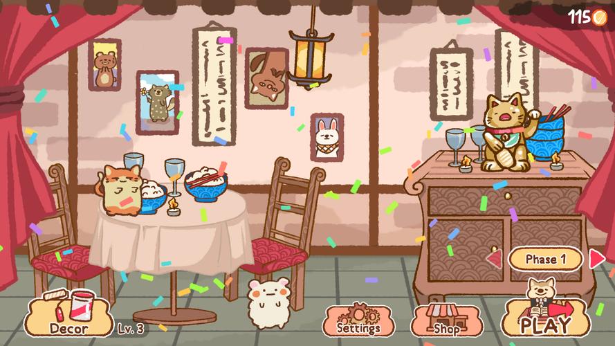 Cute Kawaii Restaurant Captura de pantalla 1