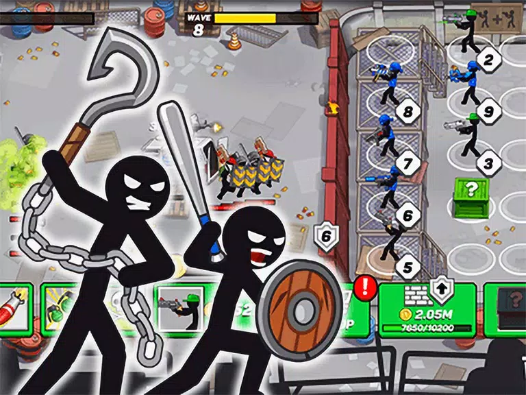 Schermata Stickman Defenders: Stick War 4