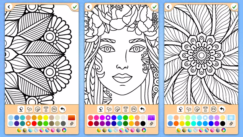 Mandala Coloring Pages Zrzut ekranu 2