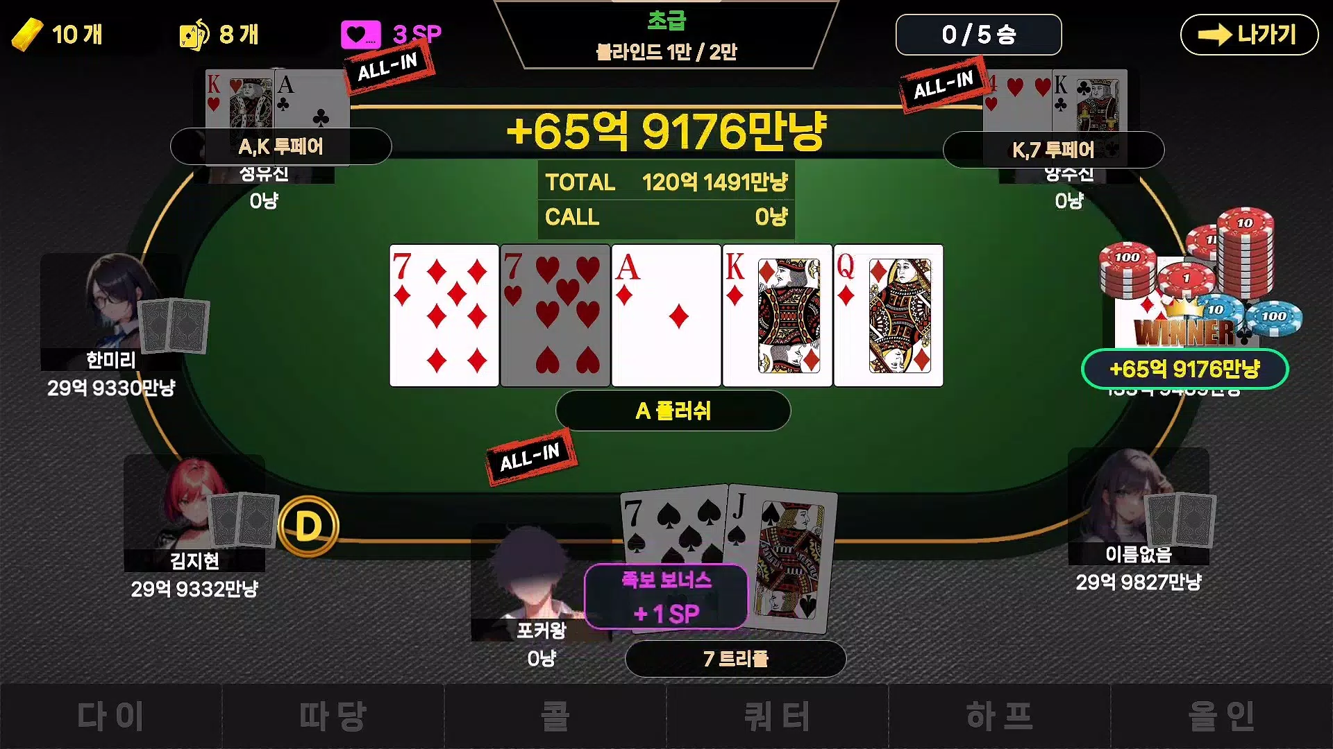 Attractive Girl Holdem Schermafbeelding 1
