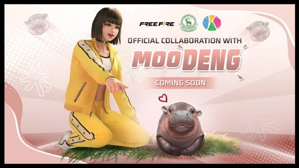 Garena는 바이러스 성 베이비 Pygmy Hippo Moo Deng을 곧 Free Fire로 데려오고 있습니다!