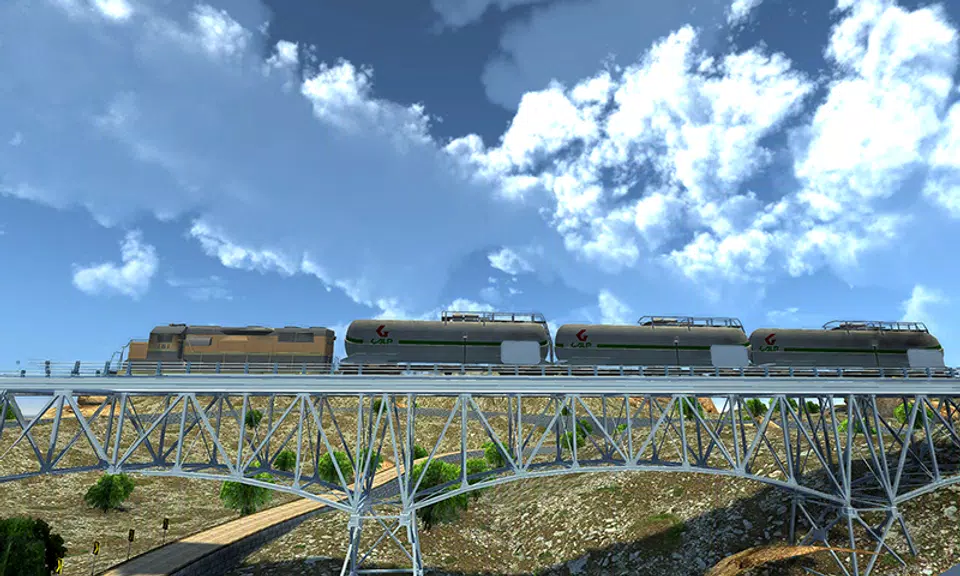 Oil Tanker Train Driving Sim Tangkapan skrin 4