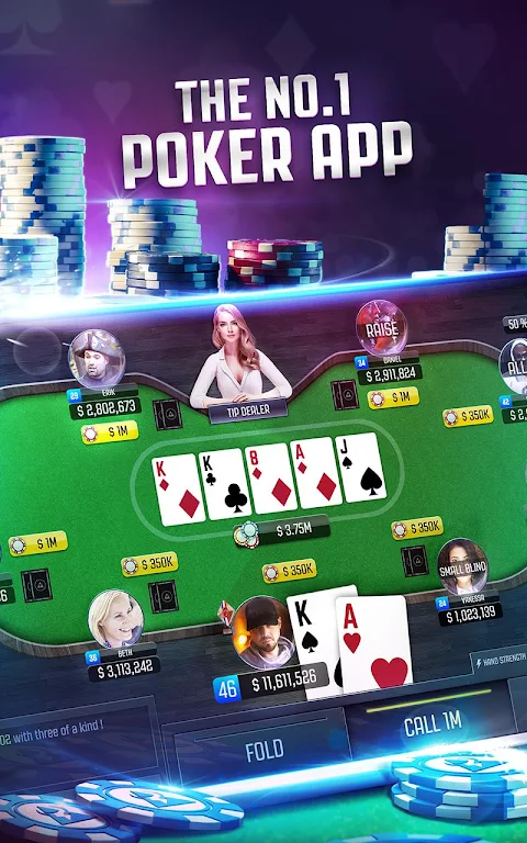 Poker Online: Texas Holdem Card Game Live FREE Ảnh chụp màn hình 2